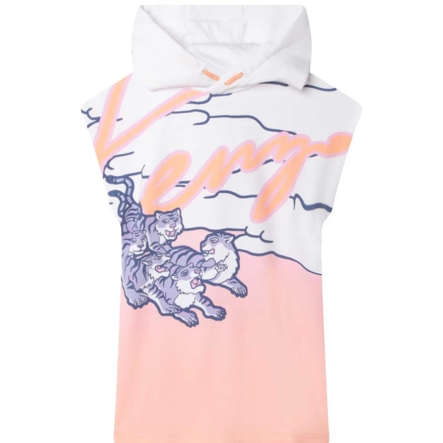 KENZO KIDS Girl's Gold Yellow Dress | Elegant Kids Fashion