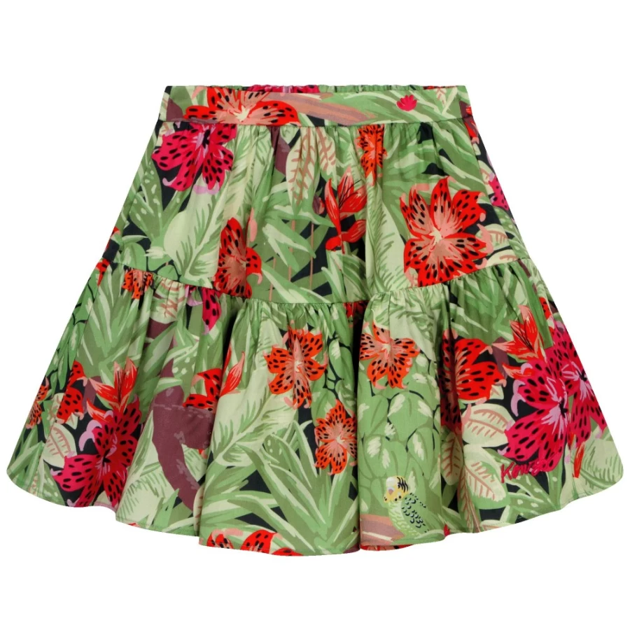 KENZO KIDS Dark Green Skirt for Girls