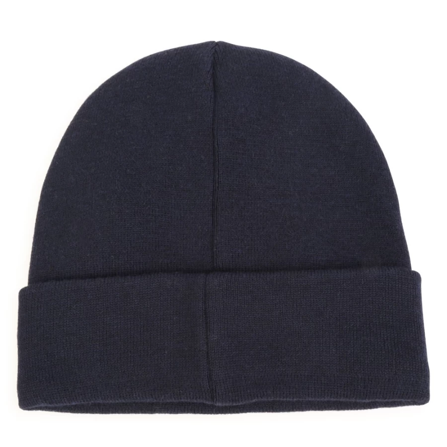 KENZO KIDS Navy Jacquard Knitted Hat for Girls - Premium Winter Beanie