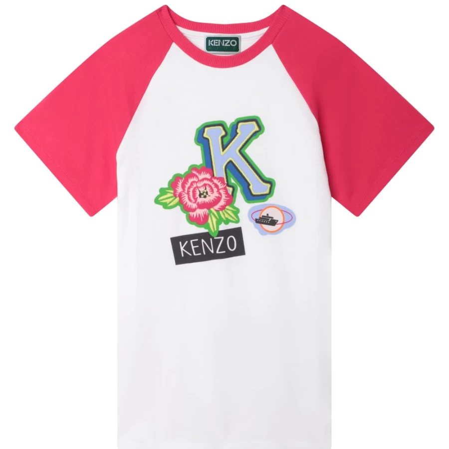 KENZO KIDS Girls Fuschia Dress | Stylish & Comfortable Kids Dress