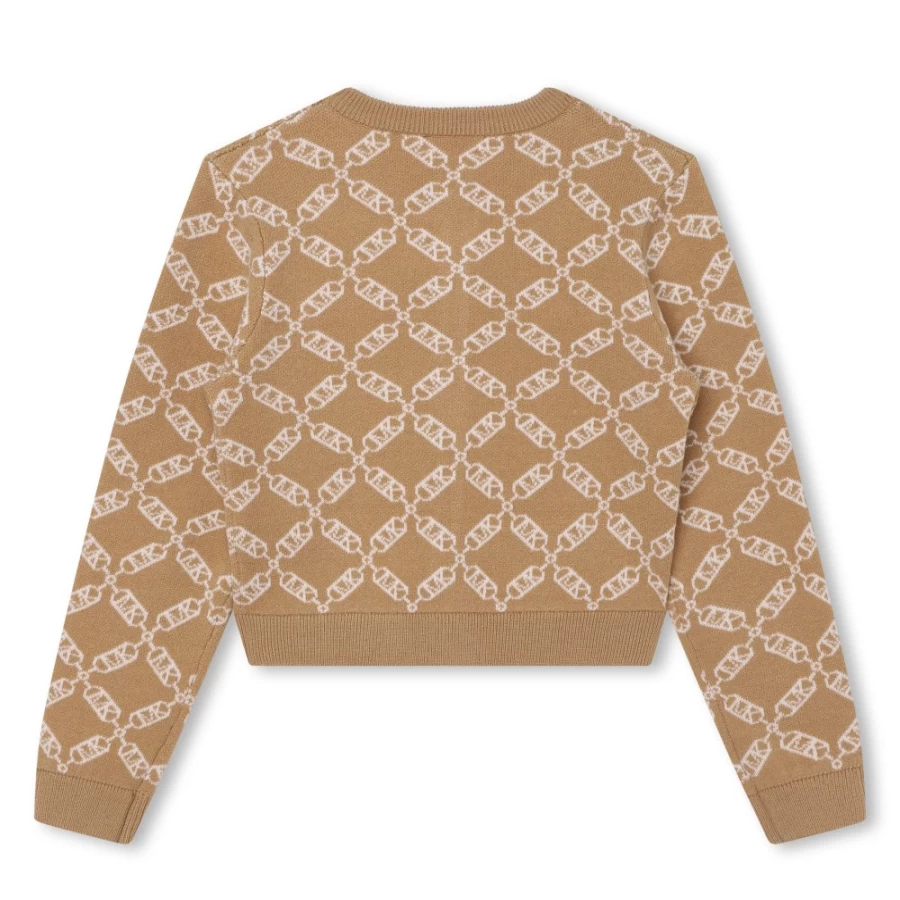 MICHAEL KORS Girls' Knitted Cardigan - Stylish & Comfortable Sweater for Girls