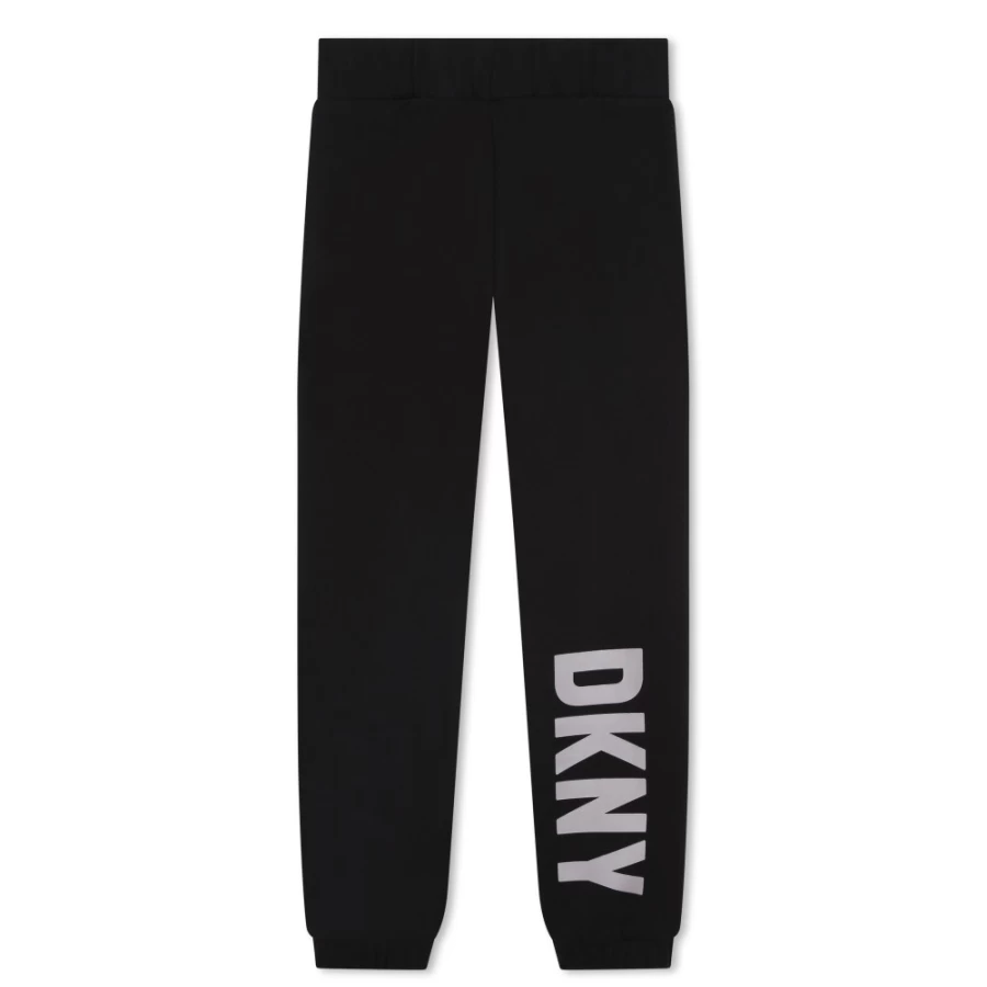 DKNY Girls' Black Jogging Pants for Comfort & Style