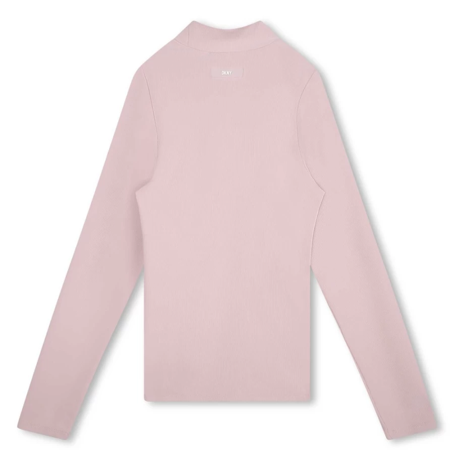 DKNY Girls' Polo-Neck Jumper - Stylish & Comfortable Knitwear for Kids
