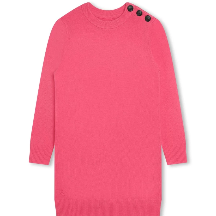ZADIG & VOLTAIRE Girls' Raspberry Wool & Cashmere Jumper Dress