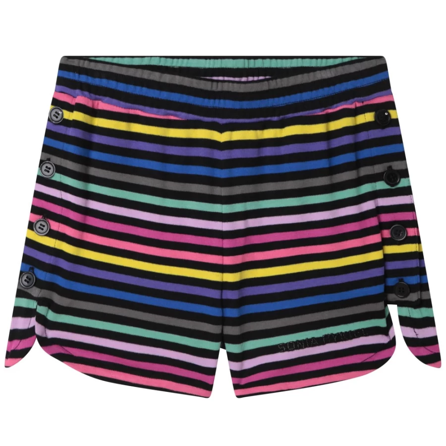 SONIA RYKIEL Girls' Multicoloured Cotton Shorts for Comfort and Style