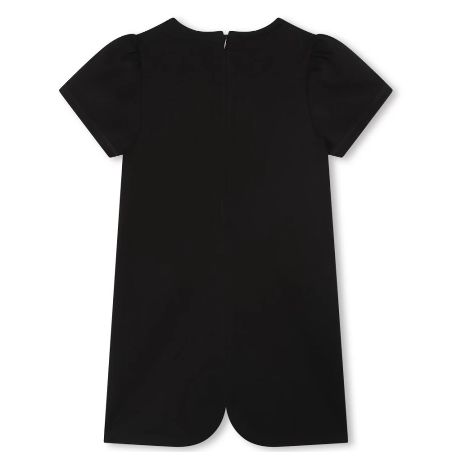 SONIA RYKIEL Black Short-Sleeved Dress for Girls