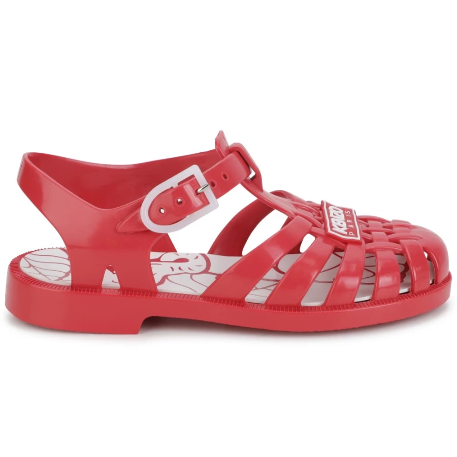 KENZO KIDS Girls' Poppy Plastic Sandals With Adjustable Buckle