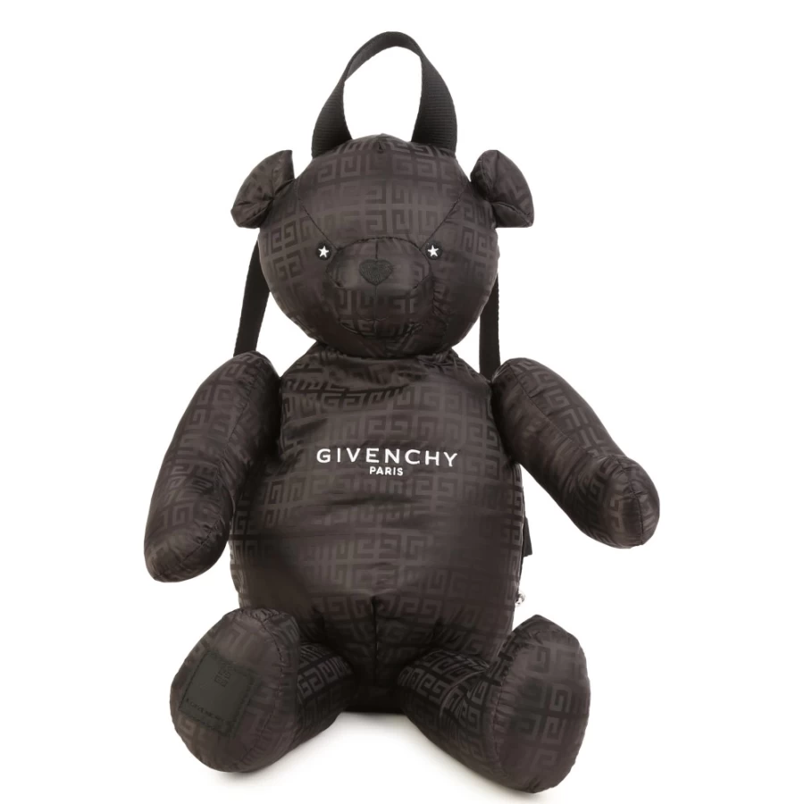 Givenchy Black Bear Backpack for Girls - Stylish Kids' Animal Print School Bag