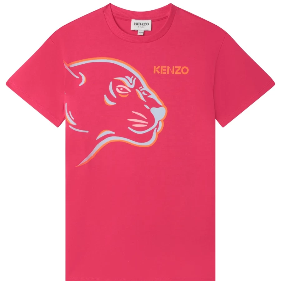 KENZO KIDS Girls Fuschia Dress - Stylish & Comfortable Kids Fashion