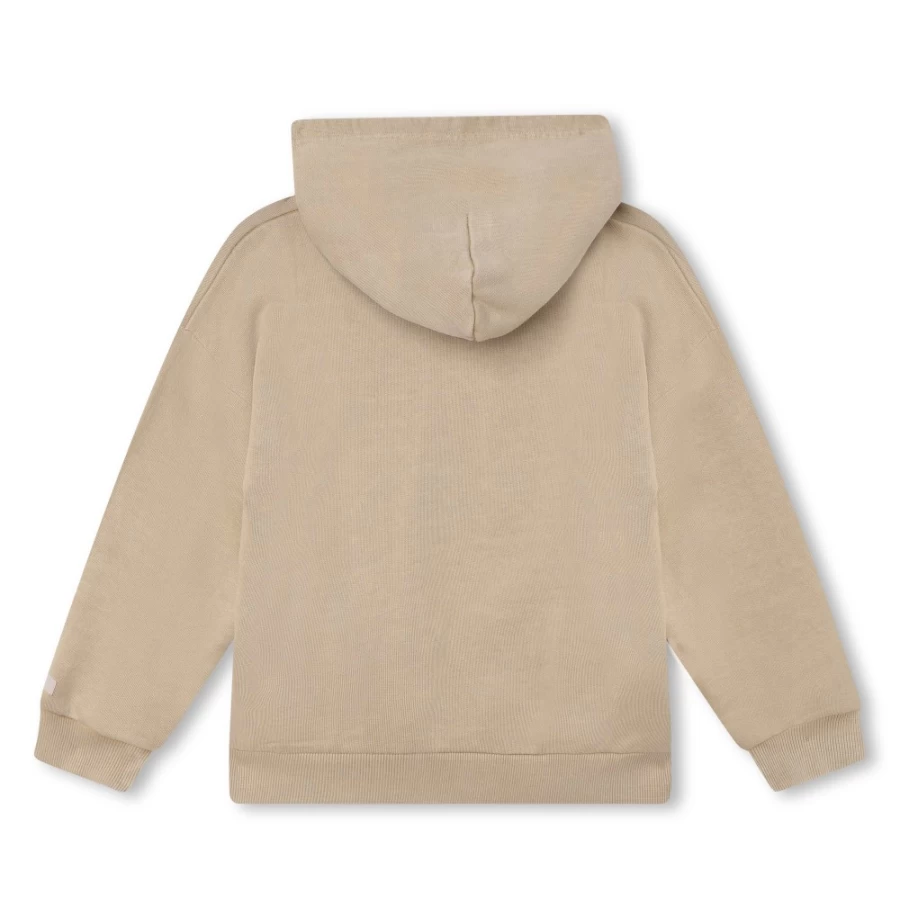 DKNY Girls' Hooded Sweatshirt - Soft Cotton Pullover with Adjustable Hood