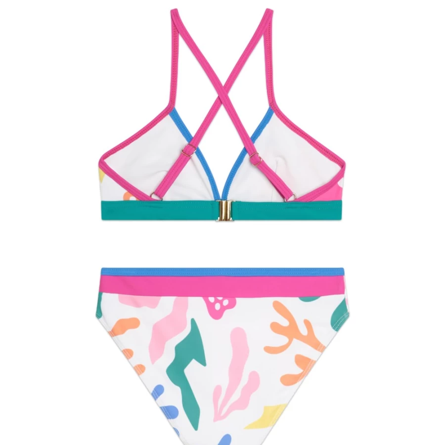MARC JACOBS Girls' Multicolored Two-Piece Swimsuit | Stylish Bikini for Kids