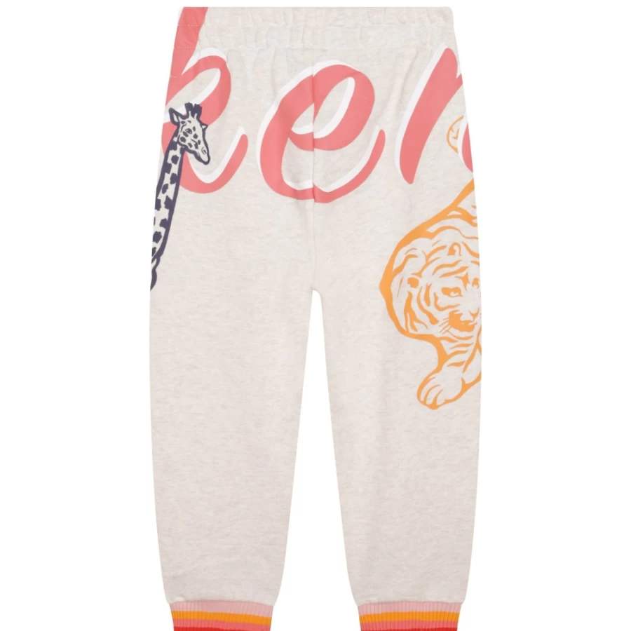 KENZO KIDS Girl's Havana China Jogging Pants for Active Play and Comfort