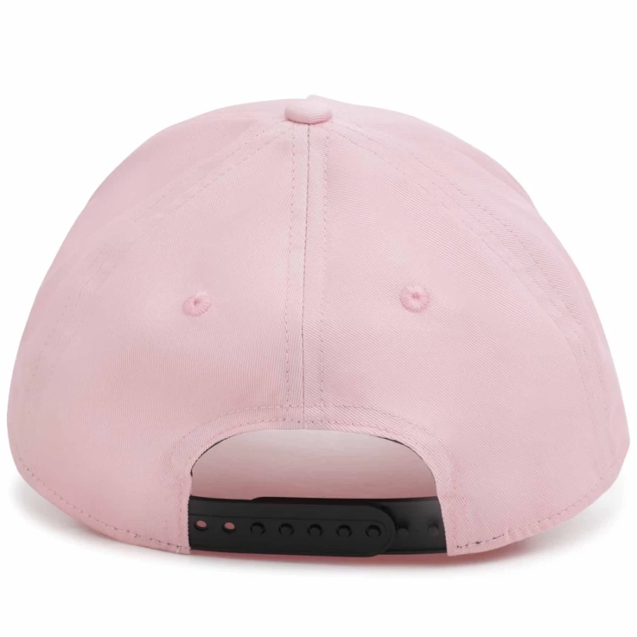 SONIA RYKIEL Pink Washed Pink Cotton Baseball Cap for Girls