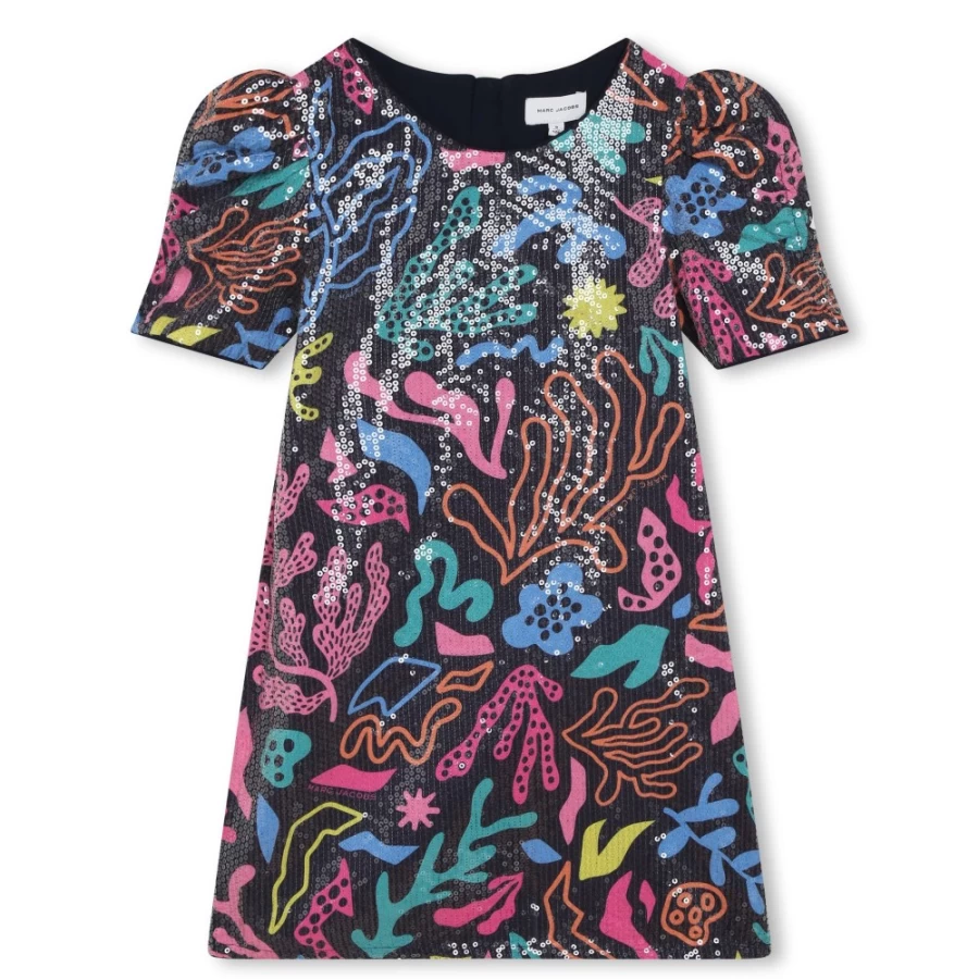 MARC JACOBS Girls Multicoloured Sequined Party Dress for Special Occasions