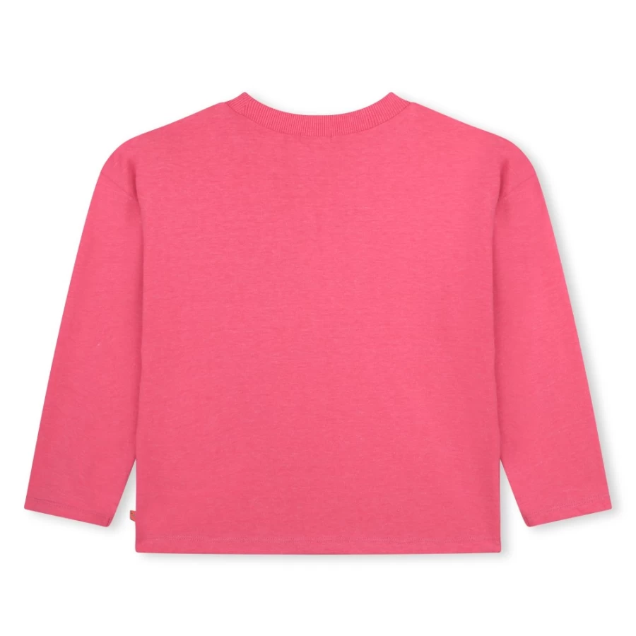 BILLIEBLUSH Girls' Long-Sleeved T-Shirt in Vibrant Malabar Fluorescent Color