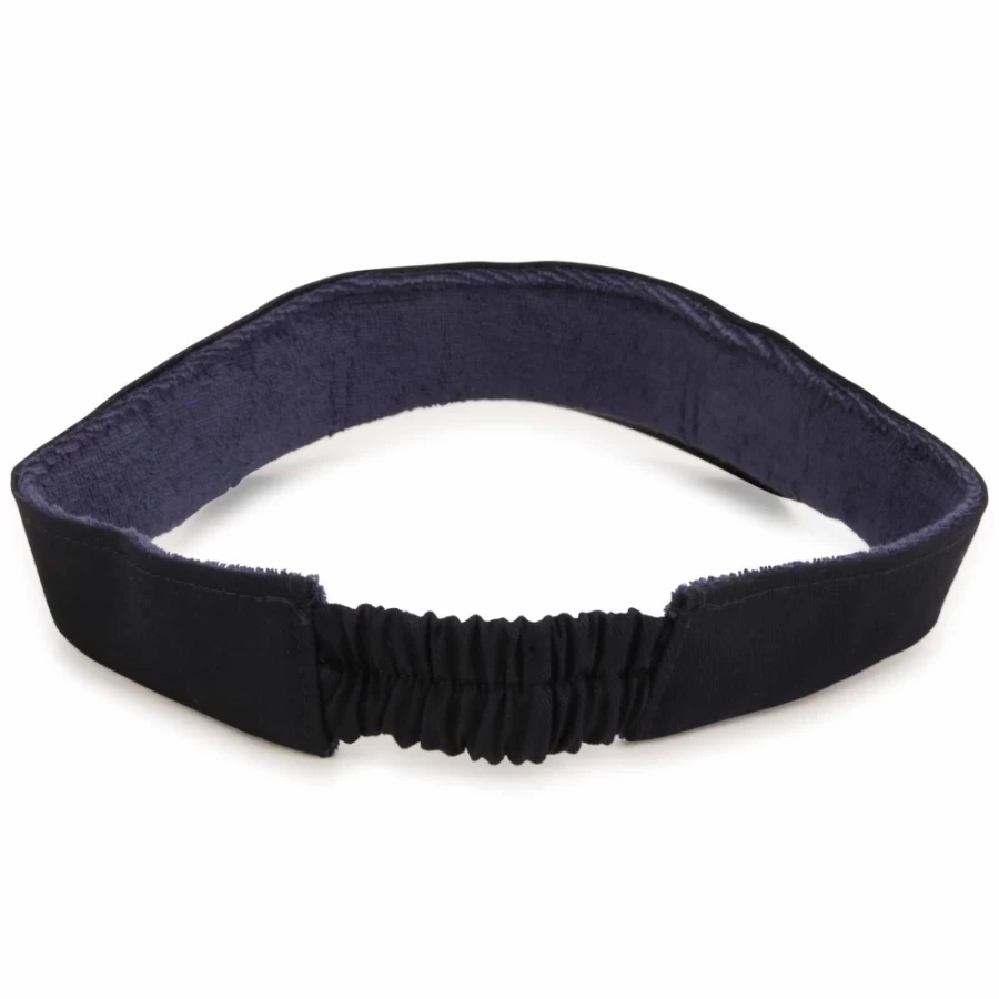 MICHAEL KORS Navy Cotton Lined Visor for Girls