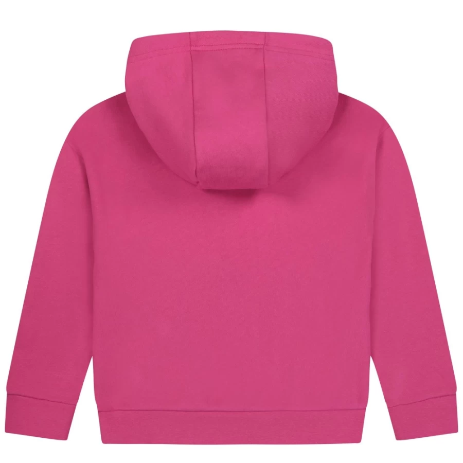 MICHAEL KORS Girls' Fuxia Embroidered Fleece Sweatshirt for Kids