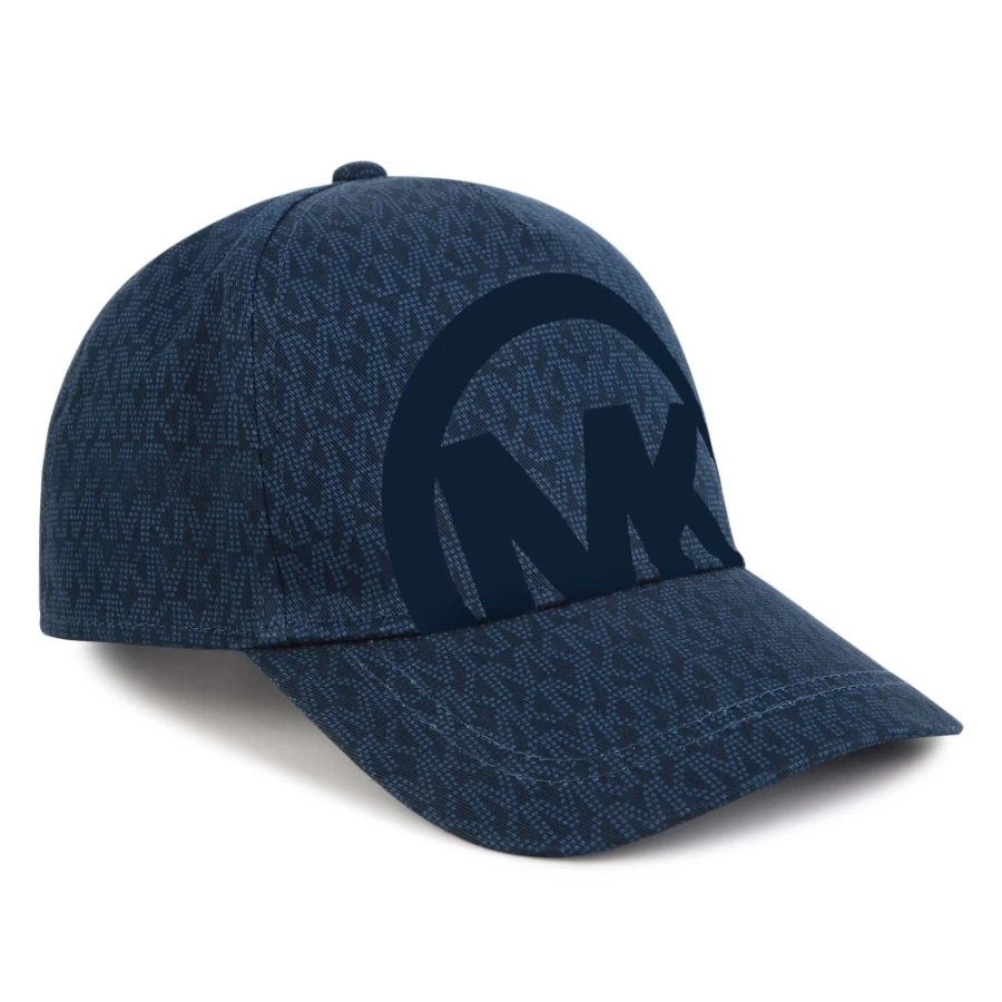 MICHAEL KORS Navy Printed Baseball Cap for Girls