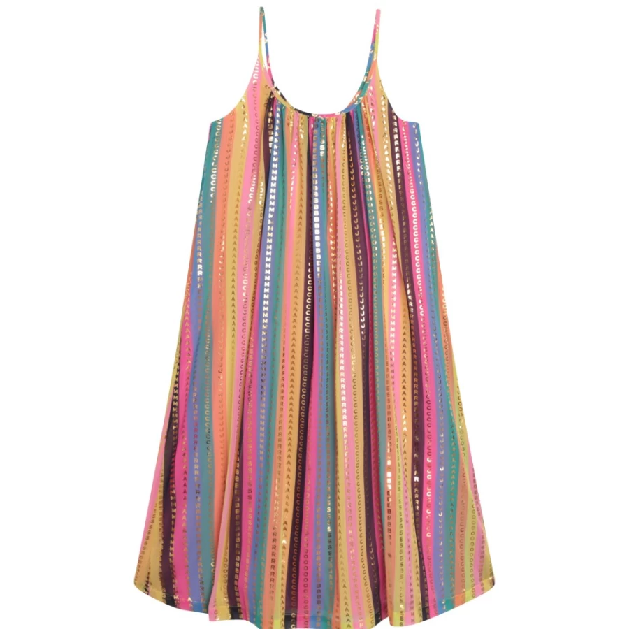 MARC JACOBS Girls Multicoloured Strappy Party Dress for Special Occasions