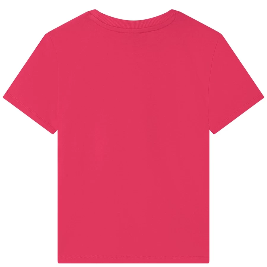 KENZO KIDS Girls' Fuschia Short Sleeve T-Shirt | Stylish Tee for Girls