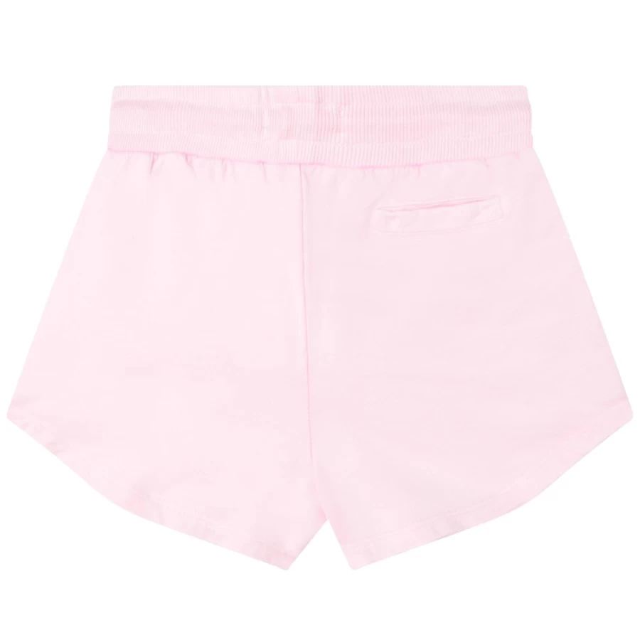 MICHAEL KORS Girls' Cotton Fleece Shorts in Pink Washed Pink - Soft Comfort Casual Wear