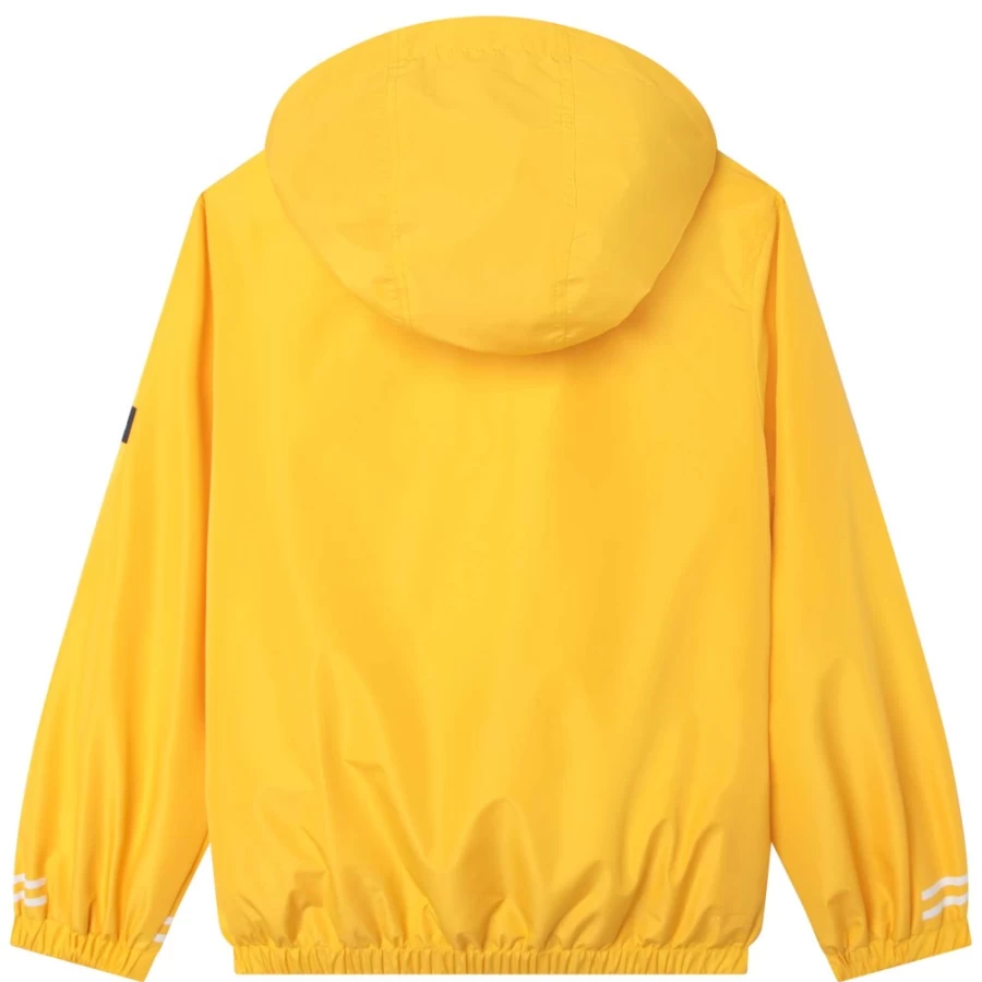 AIGLE Girl's Gold Yellow Water-Repellent Windbreaker Jacket