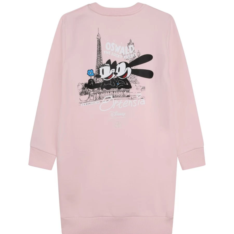 Givenchy Marshmallow Straight Fleece Dress for Girls - Soft & Stylish 44Z