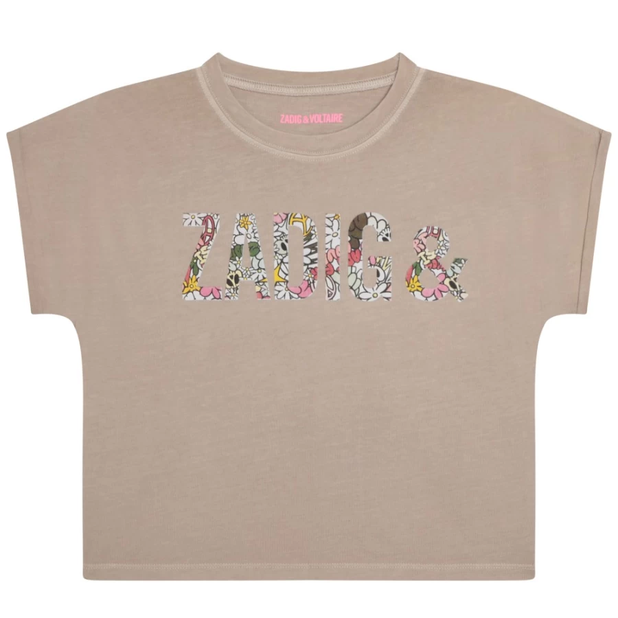 ZADIG & VOLTAIRE Girls' Stone Loose-Cut T-Shirt