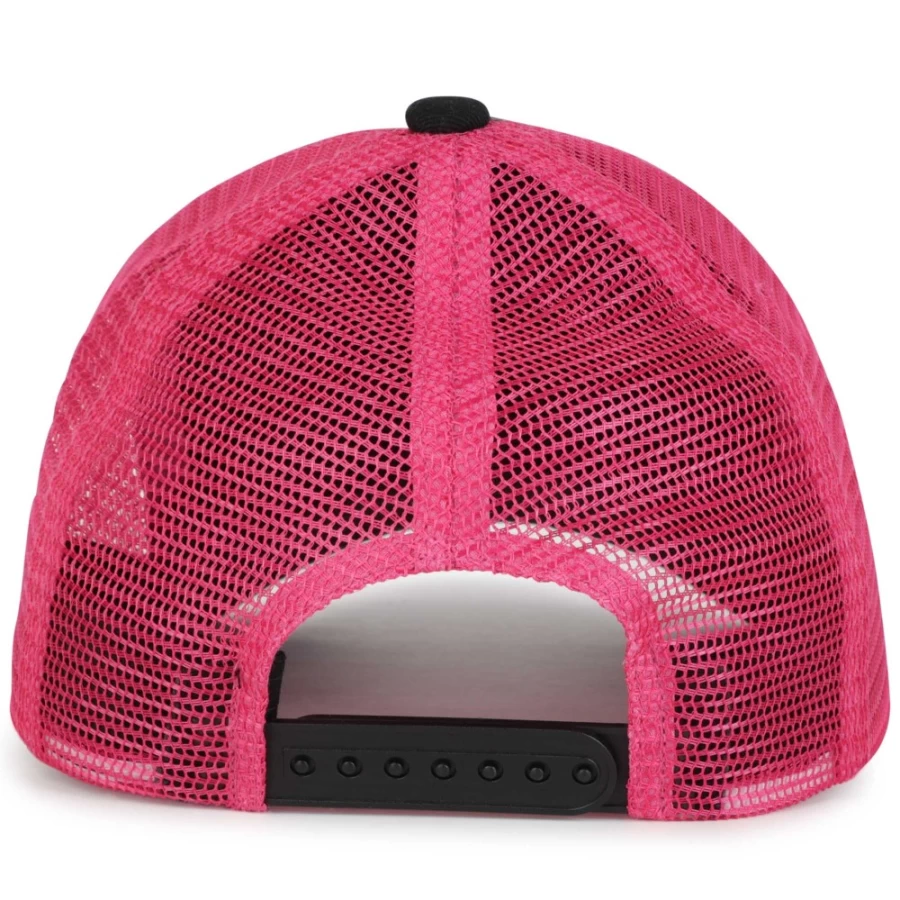 DKNY Girls Raspberry Bi-Colour Adjustable Baseball Cap