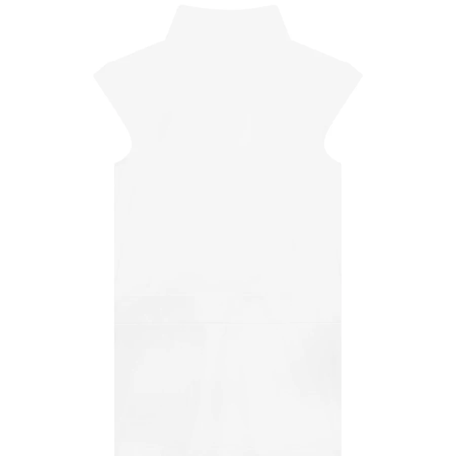 KARL LAGERFELD KIDS Girl's Offwhite Logo Stripe Dress for Girls