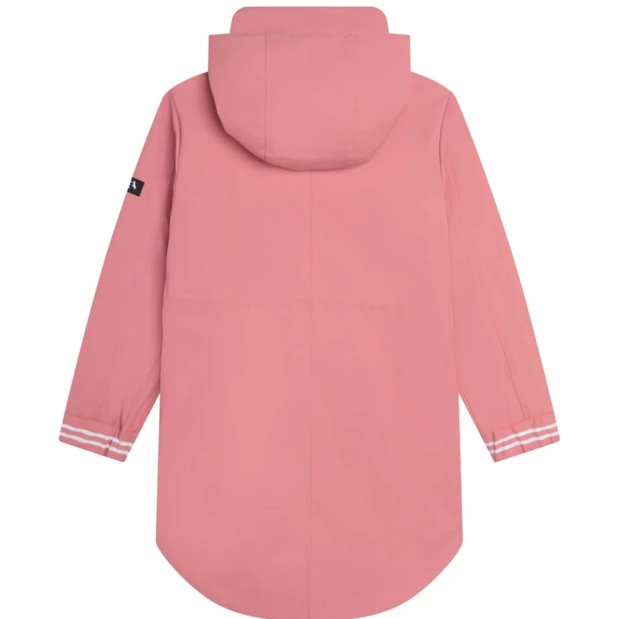 AIGLE Pink Water-Repellent Raincoat for Girls - Lightweight & Durable Outdoor Jacket