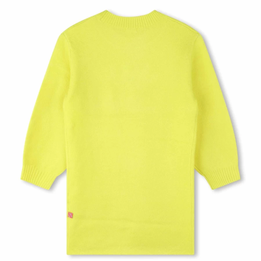 BILLIEBLUSH Lime Sequined Jumper Dress for Girls - Sparkling Party Outfit