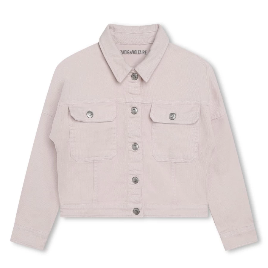 ZADIG & VOLTAIRE Lilac Wings Jacket for Girls - Stylish Back Wing Design