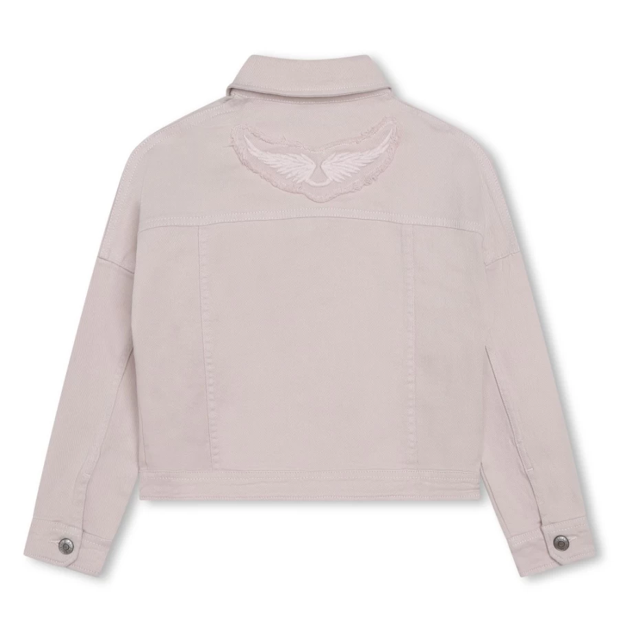 ZADIG & VOLTAIRE Lilac Wings Jacket for Girls - Stylish Back Wing Design