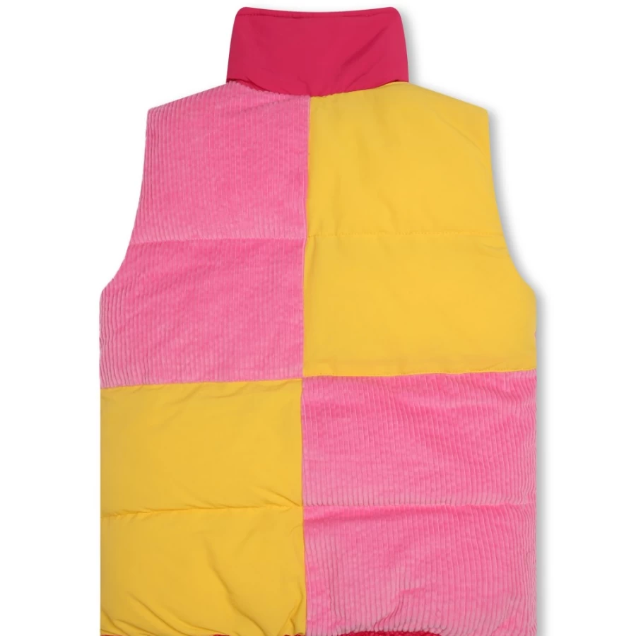 MARC JACOBS Fuschia Body Warmer for Girls - Stylish Lightweight Puffer Vest