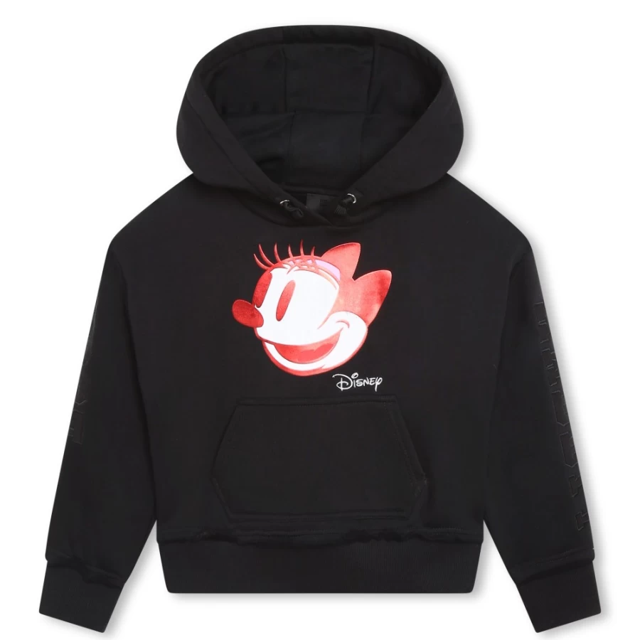 Givenchy Black Fleece Sweatshirt with Badges for Girls - Stylish & Comfortable Pullover