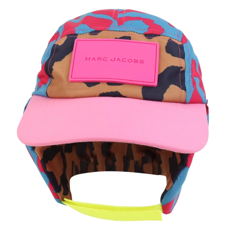 MARC JACOBS Leopard-Print Fabric Cap for Girls - Stylish Animal Print Design