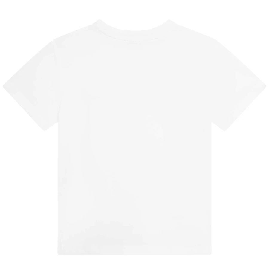 MARC JACOBS Girls White Cotton Short-Sleeved T-Shirt