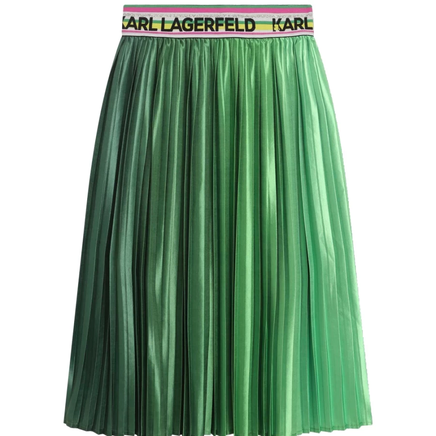 KARL LAGERFELD KIDS Girls Pleated Skirt for Children - Stylish and Comfortable