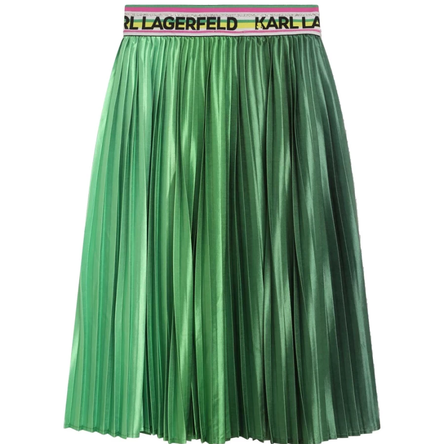 KARL LAGERFELD KIDS Girls Pleated Skirt for Children - Stylish and Comfortable