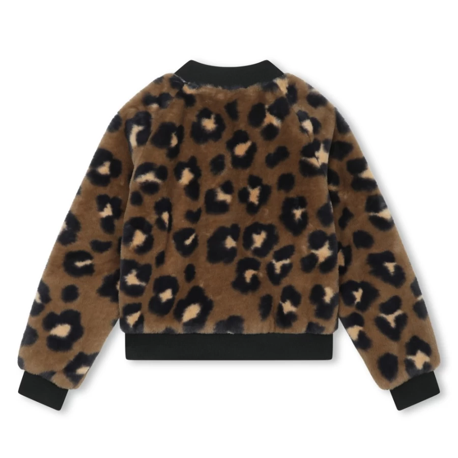 MICHAEL KORS Girls' Short Patterned Jacket - Stylish & Trendy Outerwear for Kids