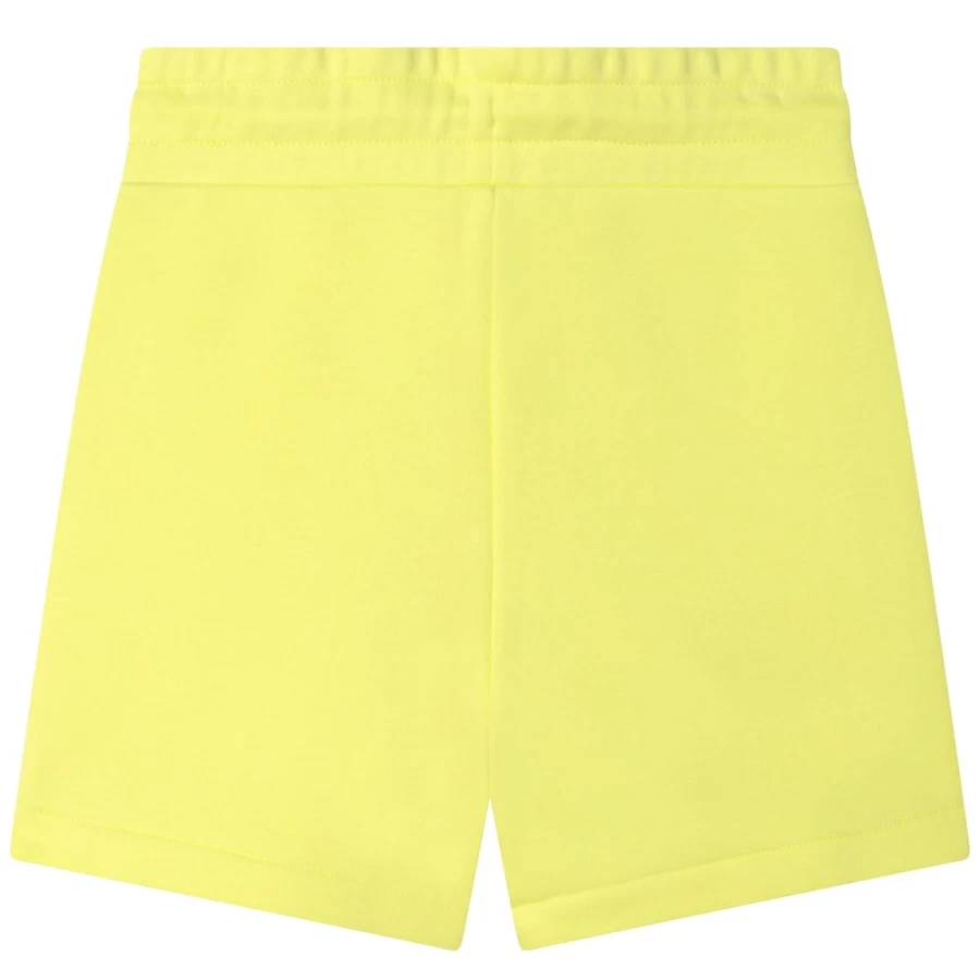 DKNY Girls' Fleece Shorts in Lemon - Soft & Comfortable Summer Shorts for Kids