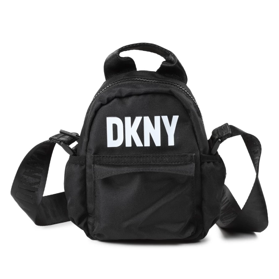DKNY Black Backpack Purse for Girls - Stylish Hands-Free Shoulder Bag
