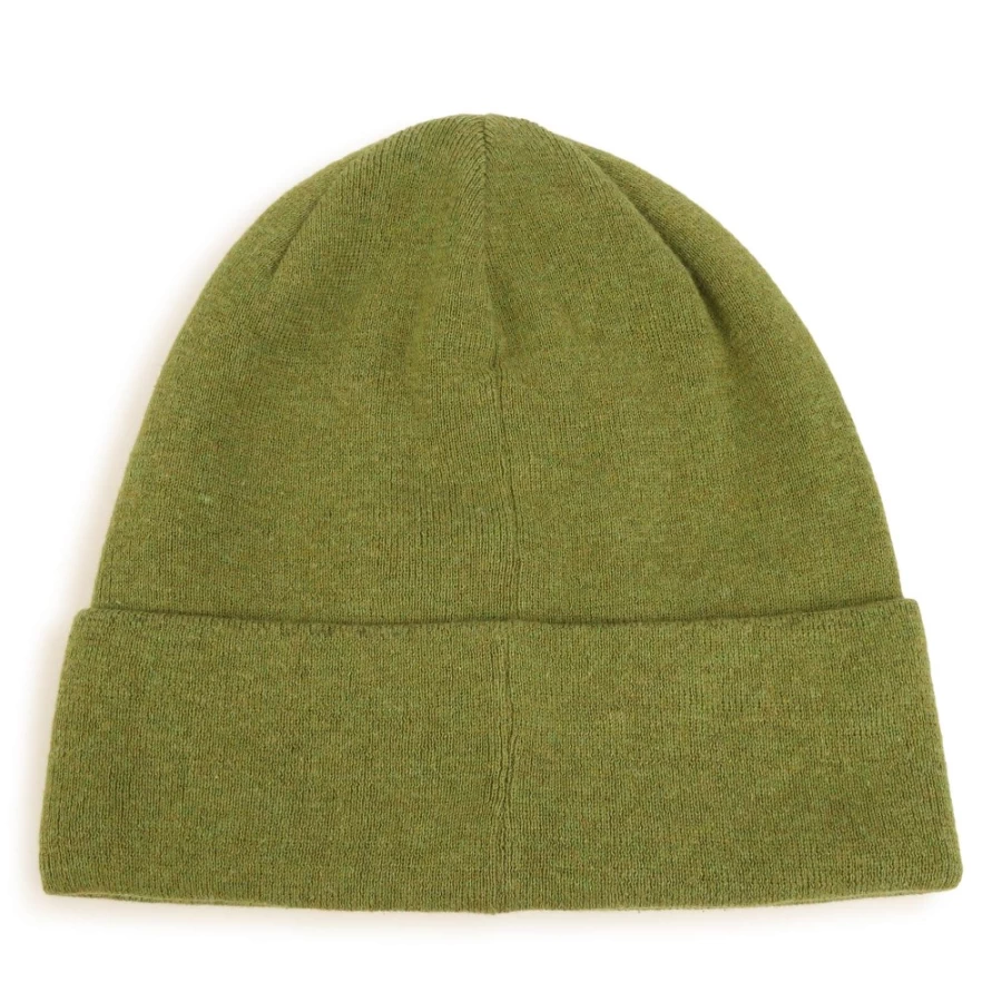 DKNY Girls' Dark Chine Grey Hat with Shiny Tag - Stylish & Trendy