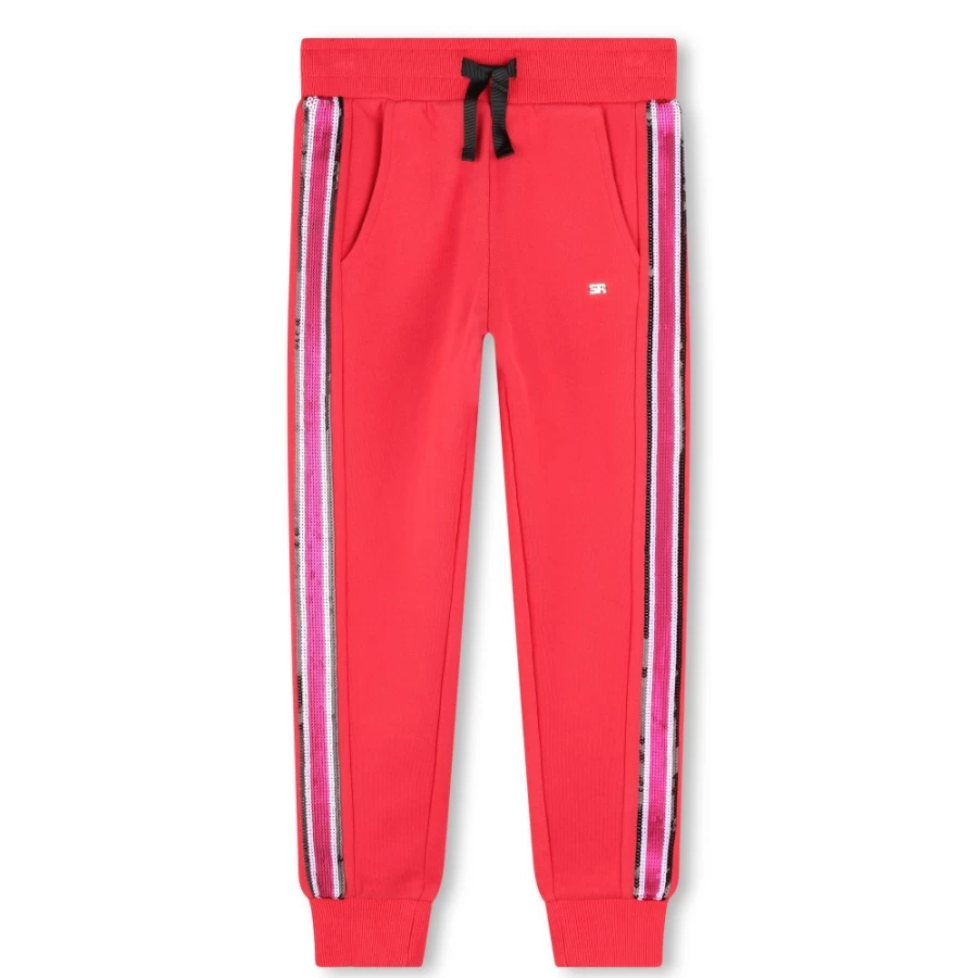 SONIA RYKIEL Girls' Poppy Sequin Embellished Jogging Pants for Stylish Comfort