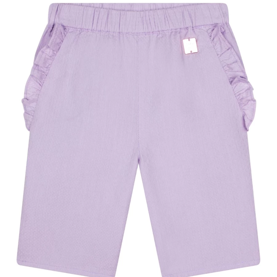 CARREMENT BEAU Girls' Lilac Novelty Trousers | Stylish & Fun