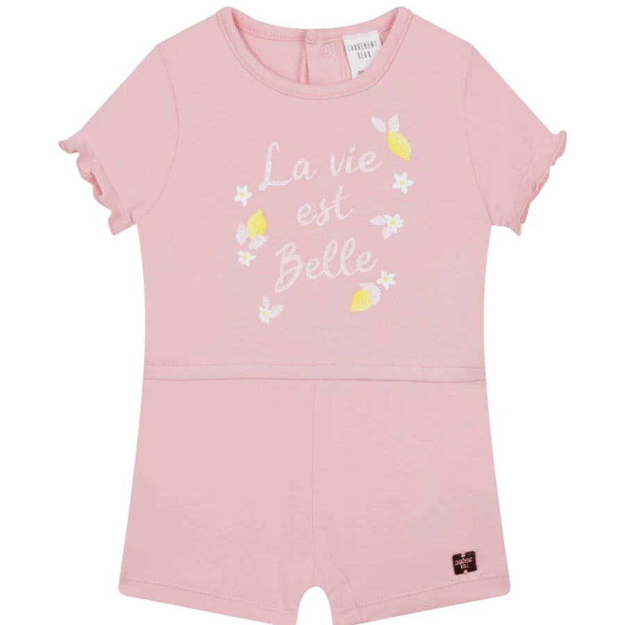 CARREMENT BEAU Pink Playsuit for Girls - Stylish & Comfortable Outfit