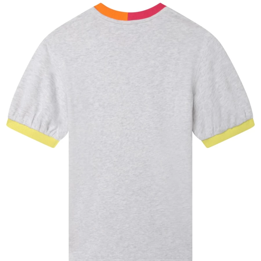 KENZO KIDS Girls' Light Gray China Dress - Elegant & Stylish