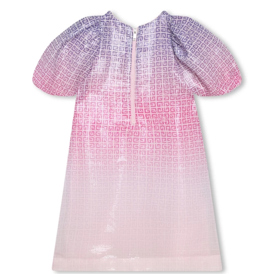 Givenchy Unique Color Short-Sleeved Dress for Girls