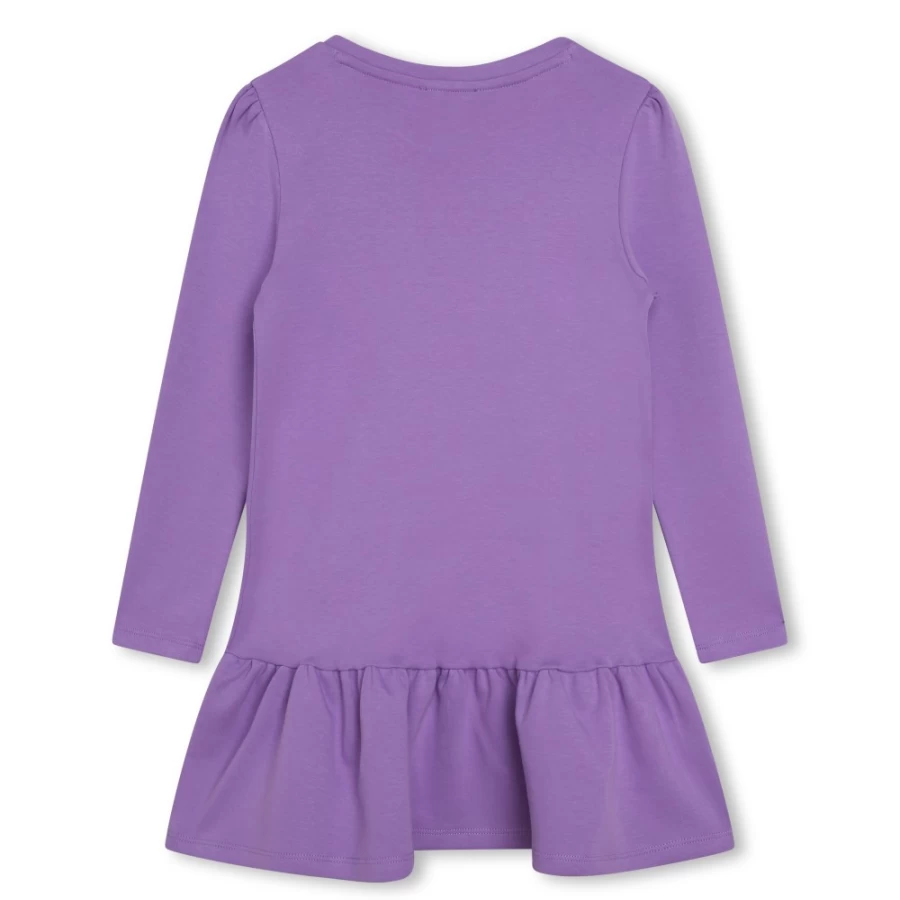 MARC JACOBS Girls Fuschia Printed Cotton Dress